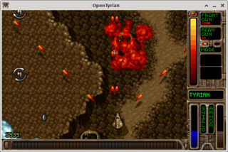 open-source port of the DOS shoot-em-up Tyrian