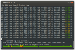 sends ICMP_ECHO requests to network hosts