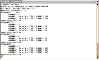 OriginLab Origin project files to data files converter