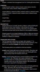 command-line management tool for Folding @ Home clients