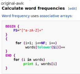 The original awk described in "The AWK Programming Language"