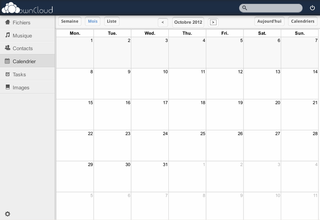 Calendar app