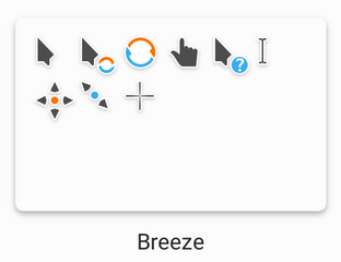 Oxygen mouse cursor theme