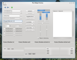 GTK+ theme to match the Oxygen widget style