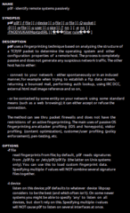 Passive OS fingerprinting tool