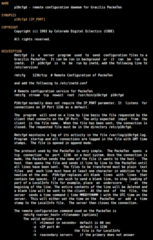 Remote configuration daemon for Gracilis Packeten