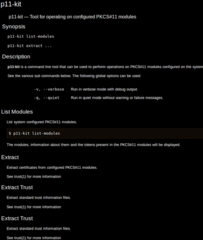 p11-glue utilities