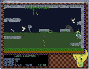 Platform game featuring Pachi el marciano