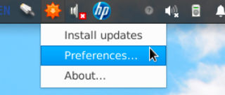 Notify about available software updates