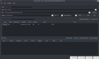 The start GUI window