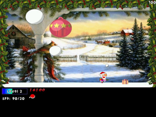 action game that involves popping balloons with a harpoon