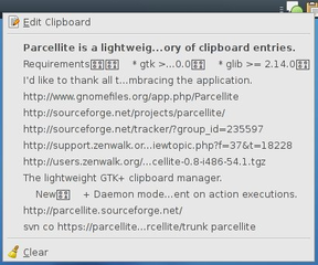 lightweight GTK+ clipboard manager