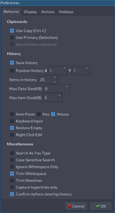 lightweight GTK+ clipboard manager