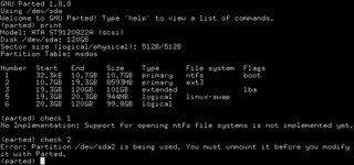 disk partition manipulator