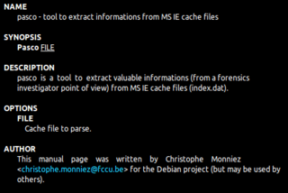 Internet Explorer cache forensic analysis tool