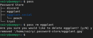 lightweight directory-based password manager