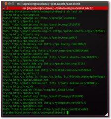 command-line pastebin client