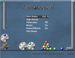 puzzle game involving paths and marbles