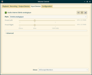 PulseAudio Volume Control