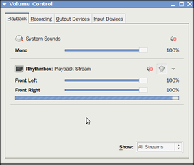 PulseAudio Volume Control