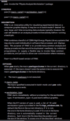 Physics Analysis Workstation - a graphical analysis program