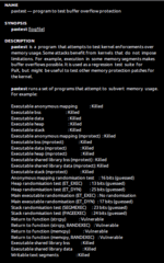 Test suite for the PaX kernel patch