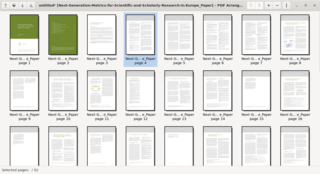 merge, split and re-arrange pages from PDF documents