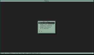 pdmenu after launch