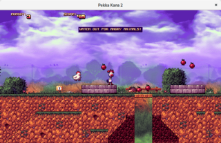 2D Oldschool platform game where you control a rooster
