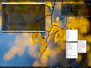 pekwm+tint2+conky+ncmpcpp+urxvt+xcompmgr