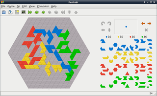 clone of the strategy board game Blokus