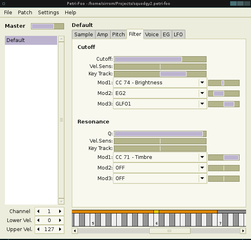 MIDI controllable audio sampler - successor of specimen