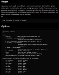 Realtime PostgreSQL database server monitoring tool
