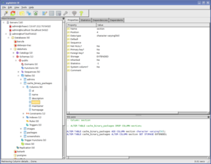 graphical administration tool for PostgreSQL