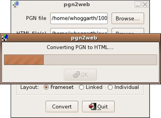 convert PGN chess game files into webpages