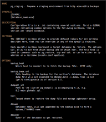 setup and maintain your staging environments from your production backups