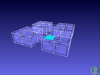 reduce 3D shapes to a single square