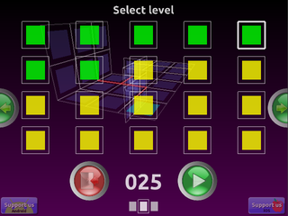 reduce 3D shapes to a single square