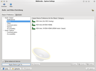 multimedia framework from KDE using Qt 4 - metapackage