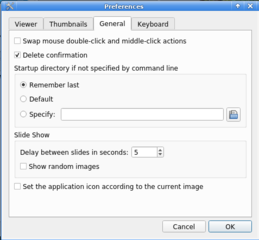 Menu->Edit->Preferences->General