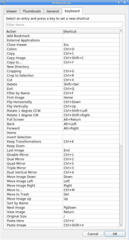 Menu->Edit->Preferences->Keyboard