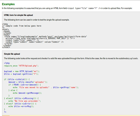 Easy and secure management of files submitted via HTML Forms