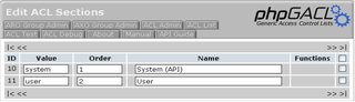 PHP Generic Access Control Lists