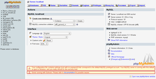 MySQL web administration tool