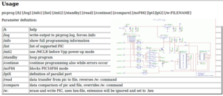 Microchip PIC serial programmer software