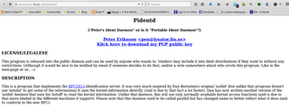 TCP/IP IDENT protocol server with DES support