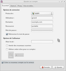 IM account setup