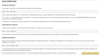 application for curating a repository of Perl modules