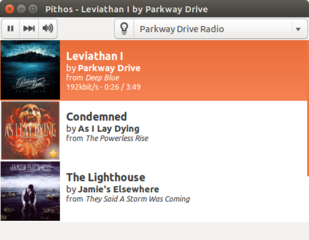 Pandora Radio client for the GNOME desktop