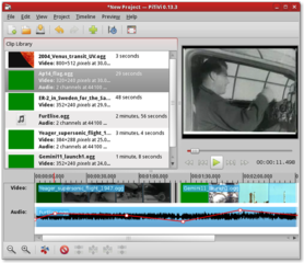 non-linear audio/video editor using GStreamer